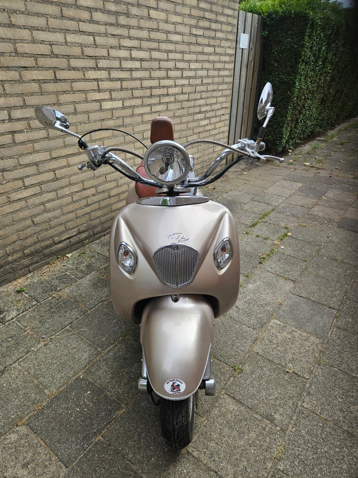 retro fosti met blauw kenteken, Fietsen en Brommers, Scooters | SYM, Ophalen, Gebruikt, Benzine, Overige modellen