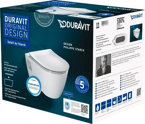 Duravit Soleil by Starck wandcloset met softclose toiletbril, Ophalen
