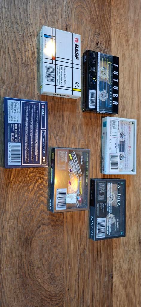 Unieke collectie gesealde BASF cassettes limited editions, 2 t/m 25 bandjes, Overige genres, Ophalen of Verzenden, Nieuw in verpakking