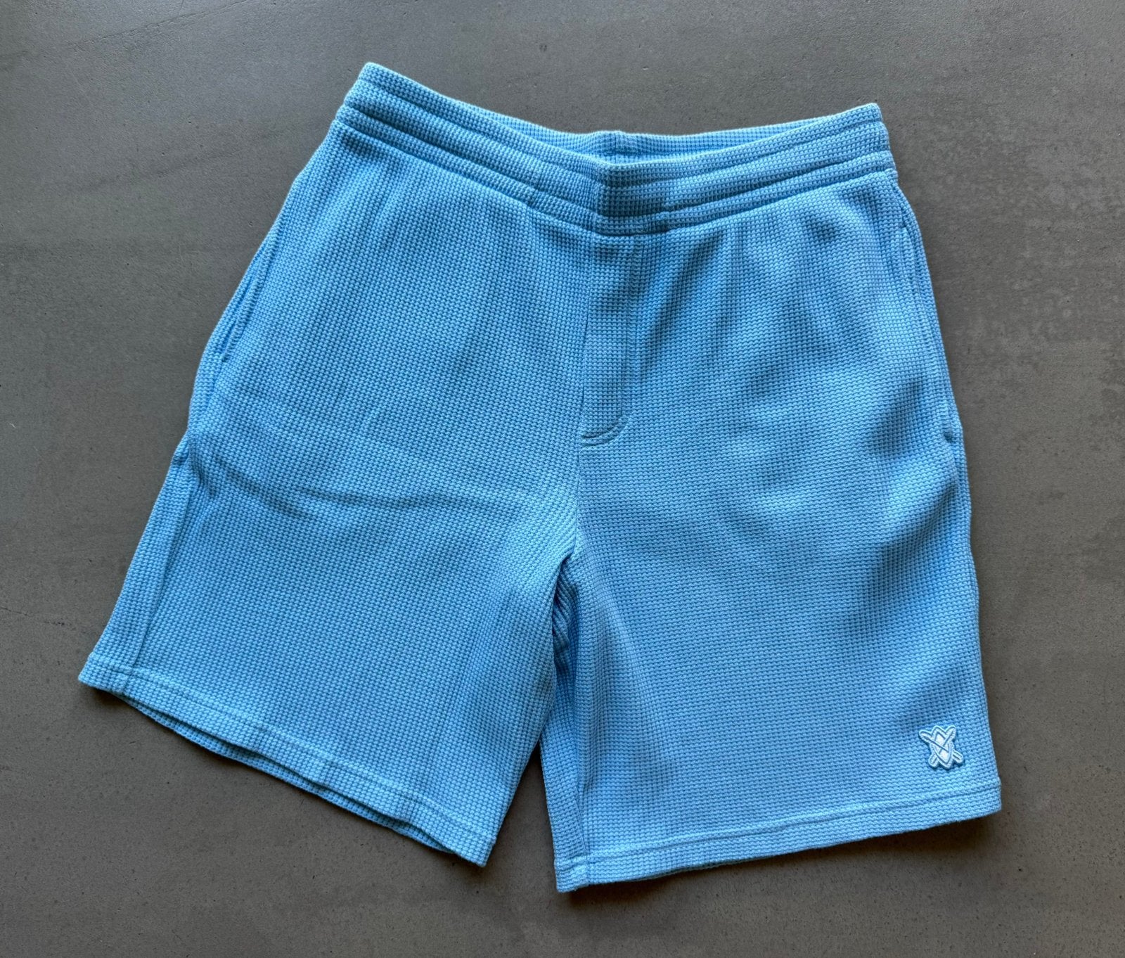 Short Daily Paper sweatshort met wafelstructuur blauw maat S, Ophalen of Verzenden, Nieuw, Maat 46 (S) of kleiner, Blauw