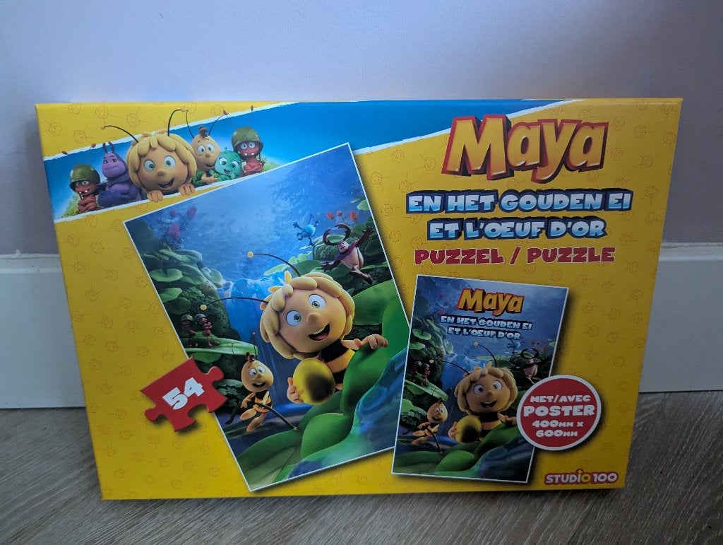 Maya de bij puzzel | 54 stukjes, Ophalen of Verzenden, Meer dan 50 stukjes, Zo goed als nieuw, 4 tot 6 jaar