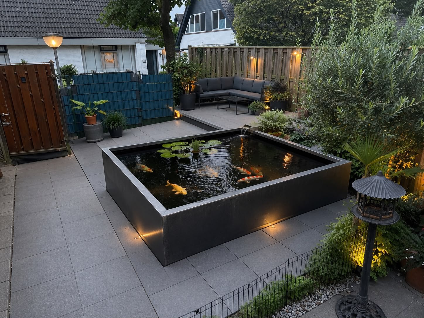 Robuuste cortenstalen bak 150x150x100 gepoedercoat, Ophalen, Nieuw