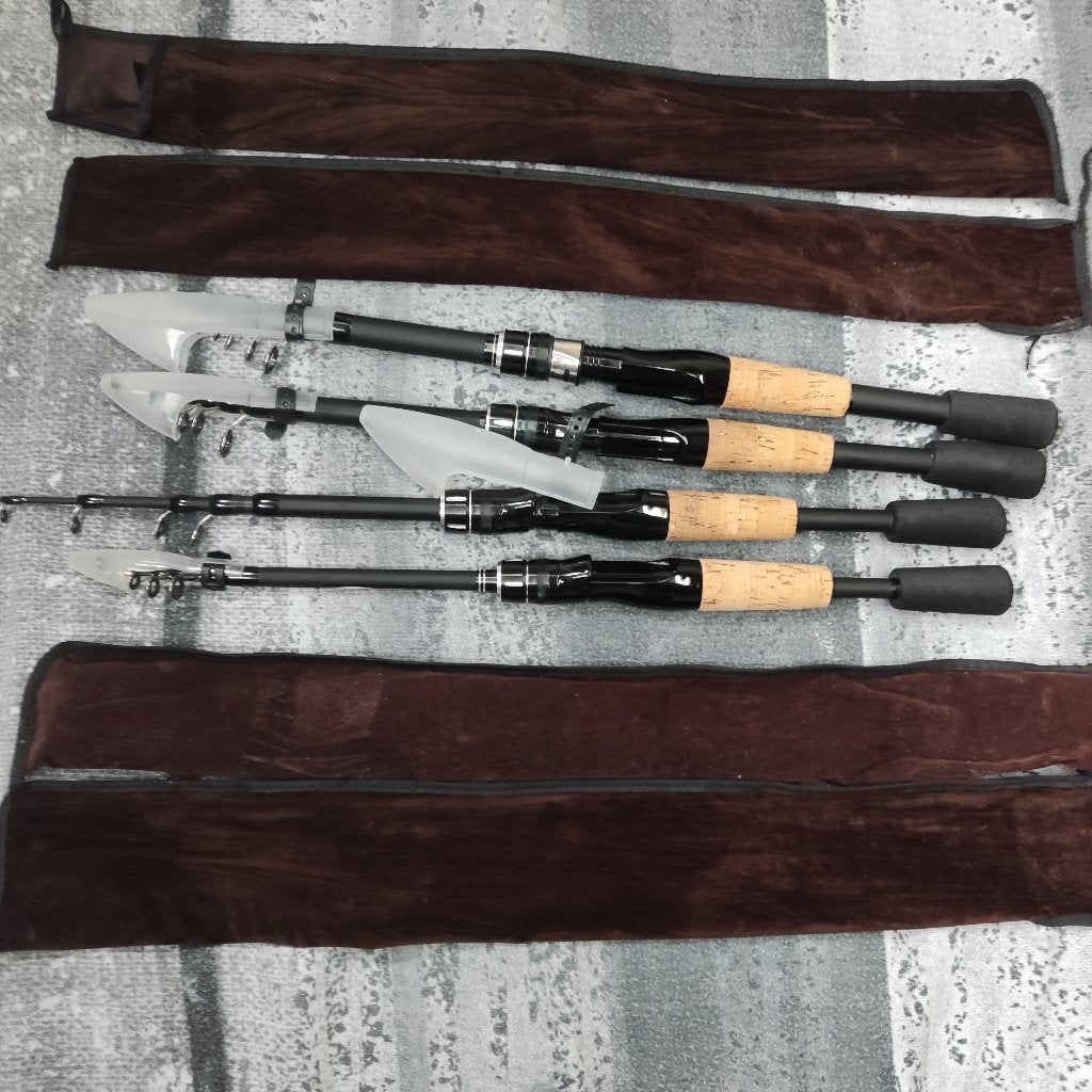 telescope hengelset 4x hengel 4x hoes nieuw, Ophalen of Verzenden, Nieuw, Werphengel