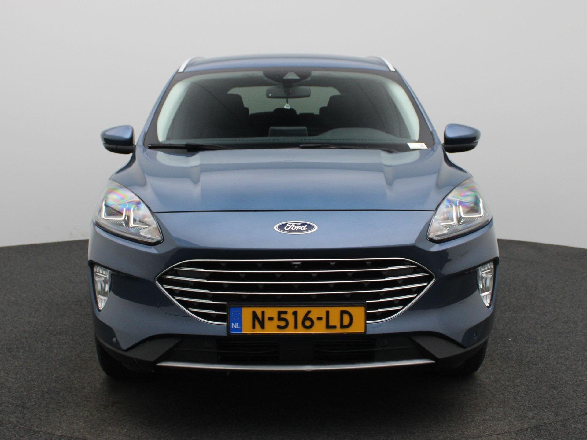 Ford Kuga 1.5 EcoBoost Titanium 150pk | Adaptieve cruise con, Stof, Blauw, Origineel Nederlands, Bedrijf