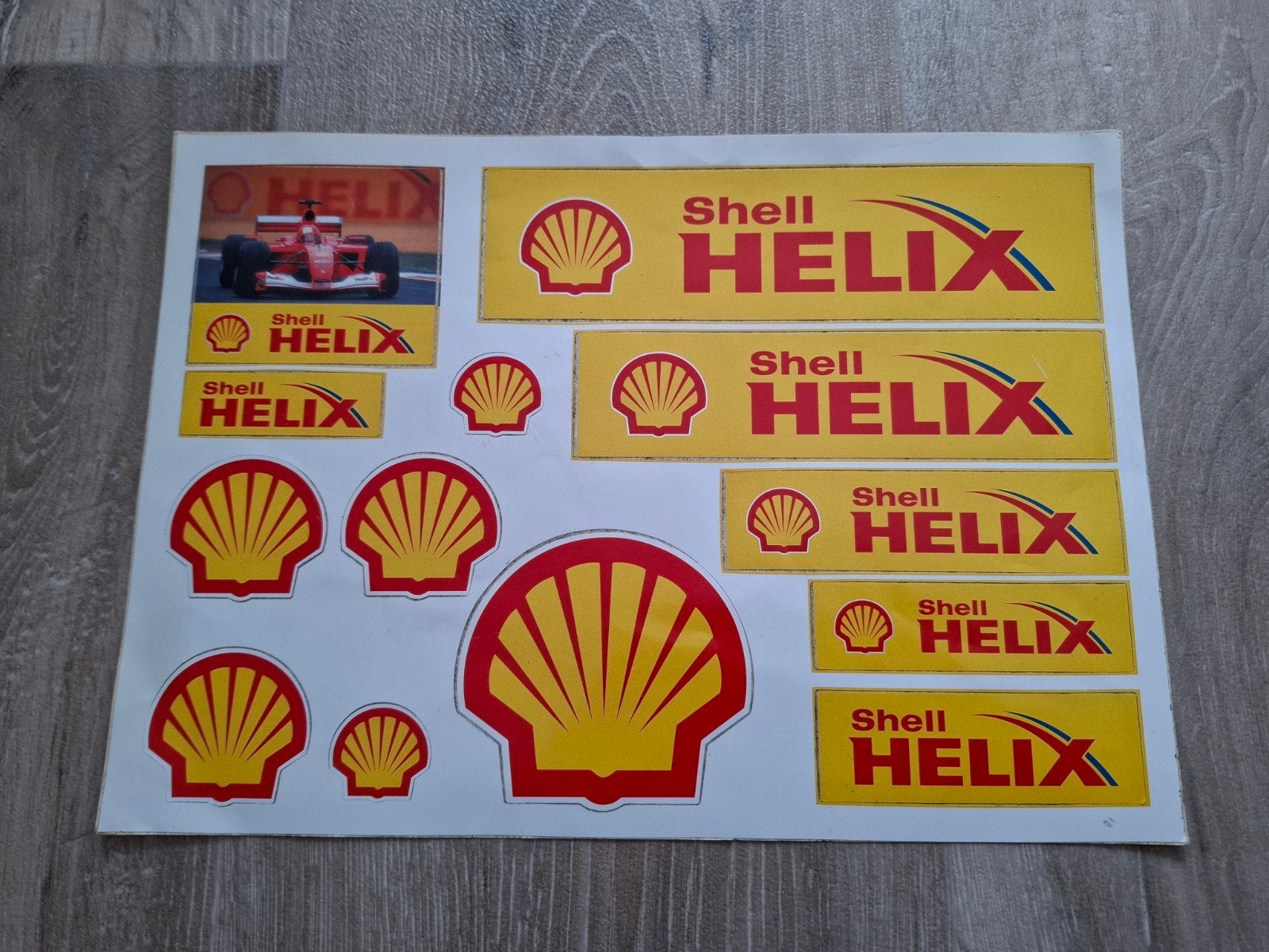 stickers Shell Helix, Ophalen of Verzenden, Zo goed als nieuw, Merk