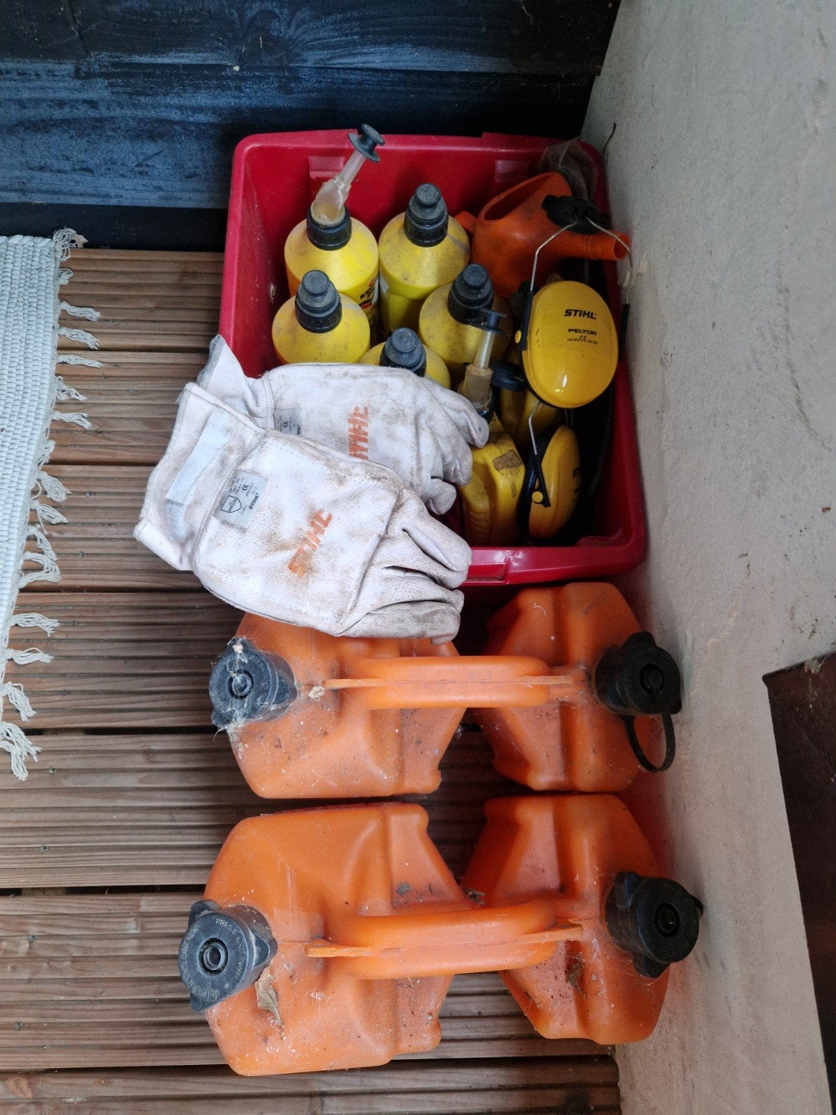 Kettingzaag accessoires en oliën, Ophalen