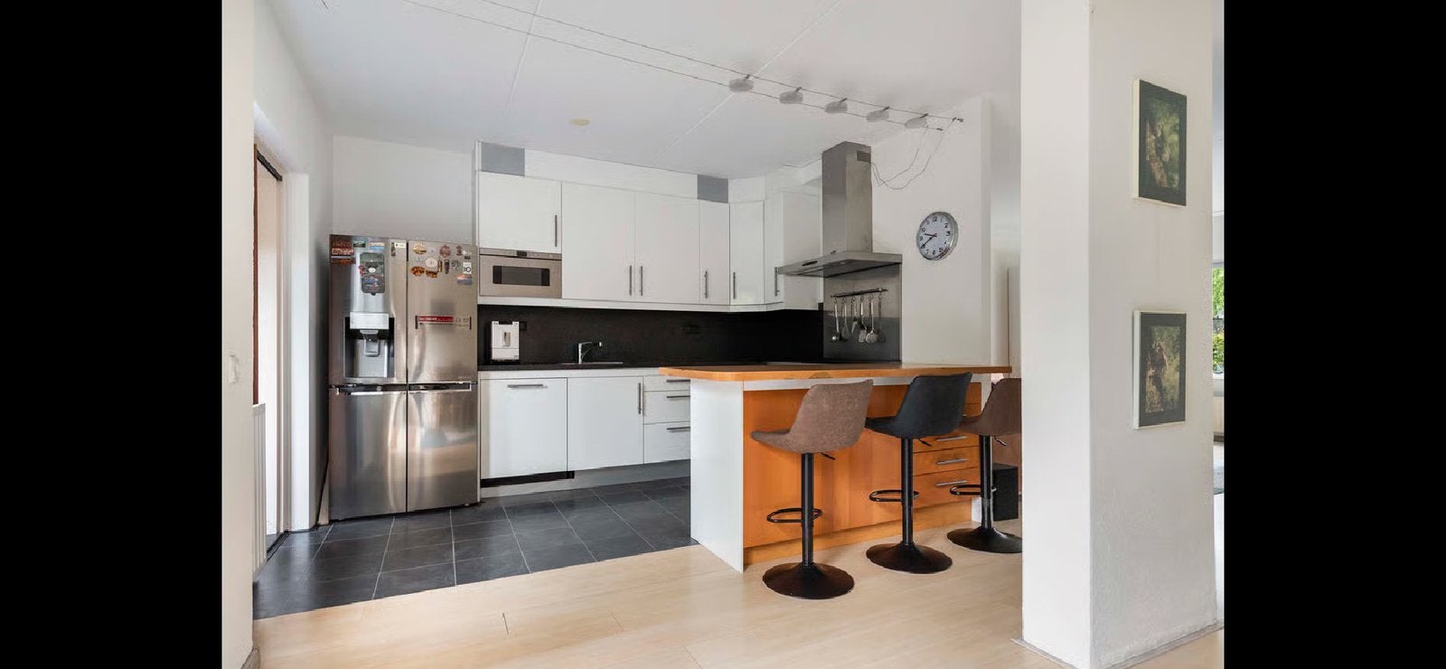 U- keuken inclusief inbouwapparatuur, Huis en Inrichting, Keuken | Complete keukens, Ophalen, Gebruikt, U-keuken, Hoogglans of Gelakt