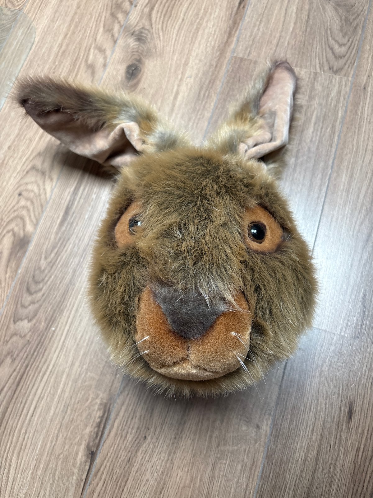 Knuffel Konijn Hoofd - Pluche Decoratie, Ophalen, Gebruikt, Overige merken, Overige karakters