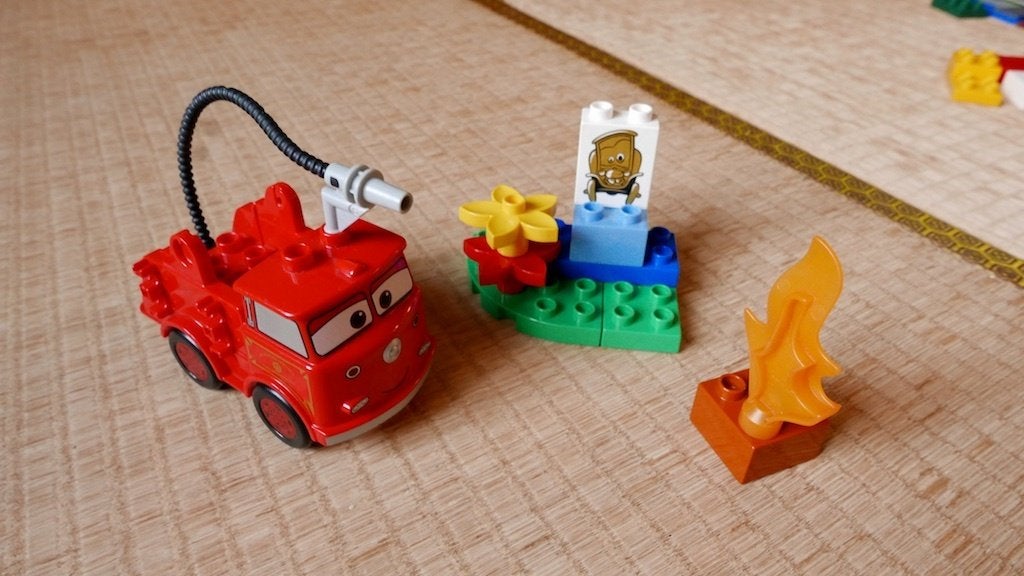 Duplo Planes Red Disney brandweerwagen (6132), Ophalen of Verzenden, Zo goed als nieuw, Compleet, Duplo