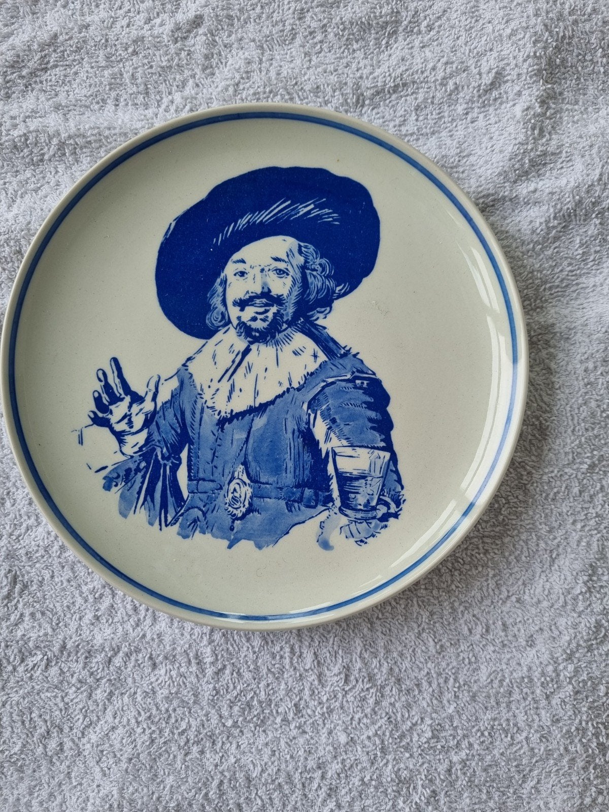 Delfts Blauw bord 17cm - Royal G. Handpaint, Ophalen of Verzenden