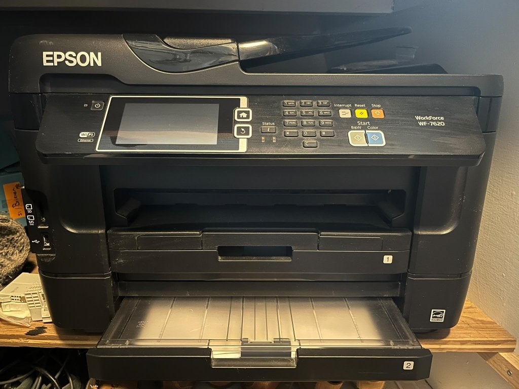Epson WF7620, Computers en Software, Ophalen, Gebruikt, All-in-one, Draadloos