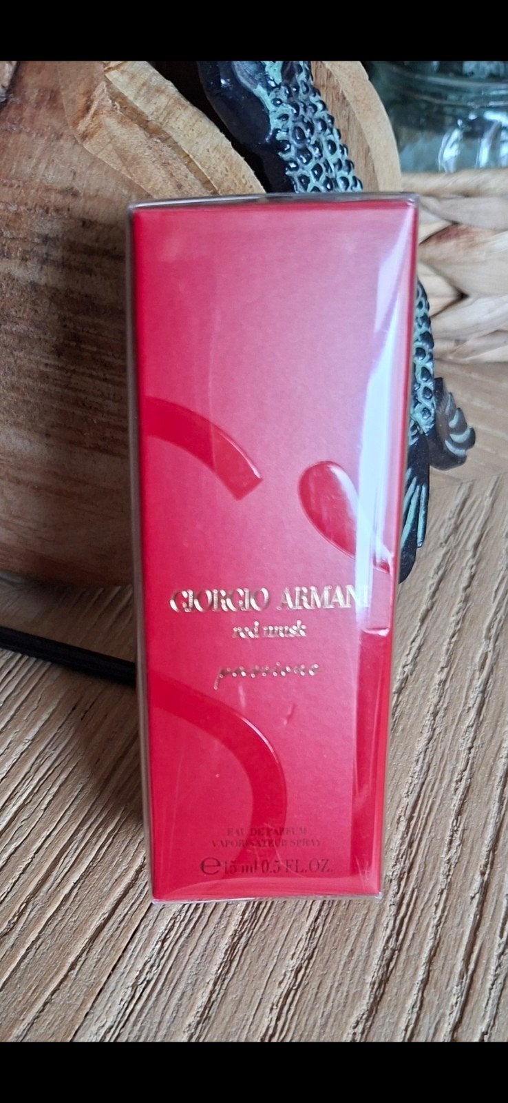 Armani Sì Passione RED MUSK Eau de Parfum 15ML Nieuw in seal, Ophalen of Verzenden, Nieuw