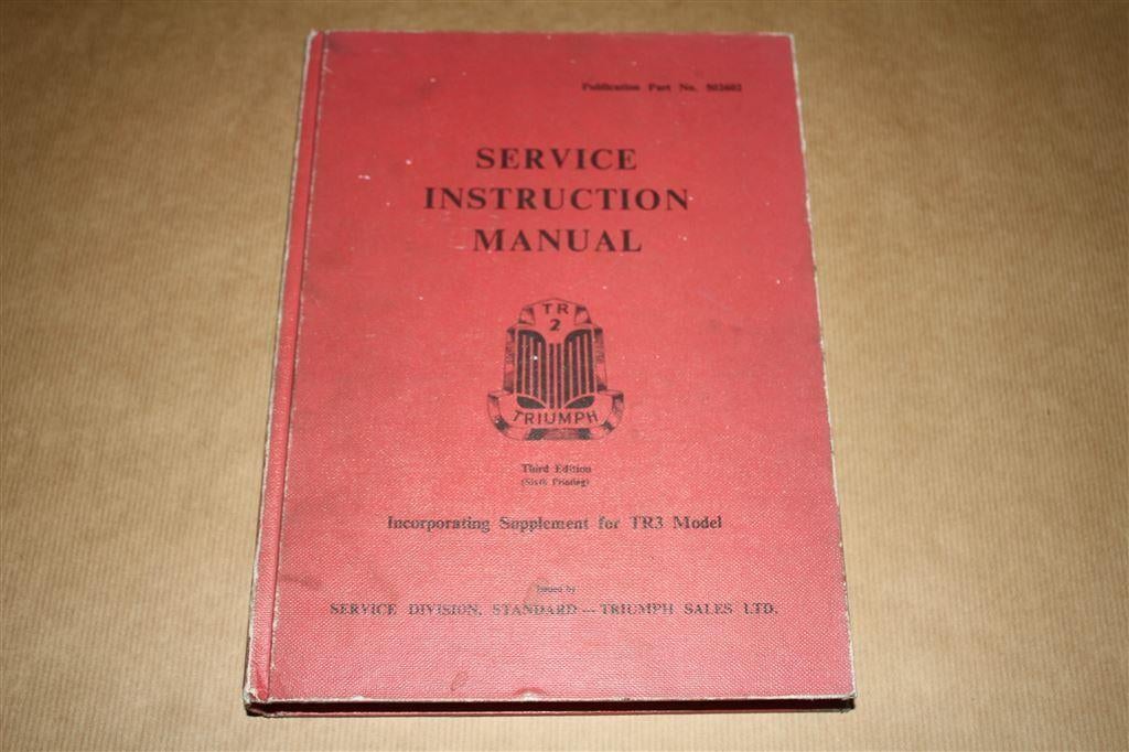 Triumph Service Instruction Manual !!, Ophalen of Verzenden
