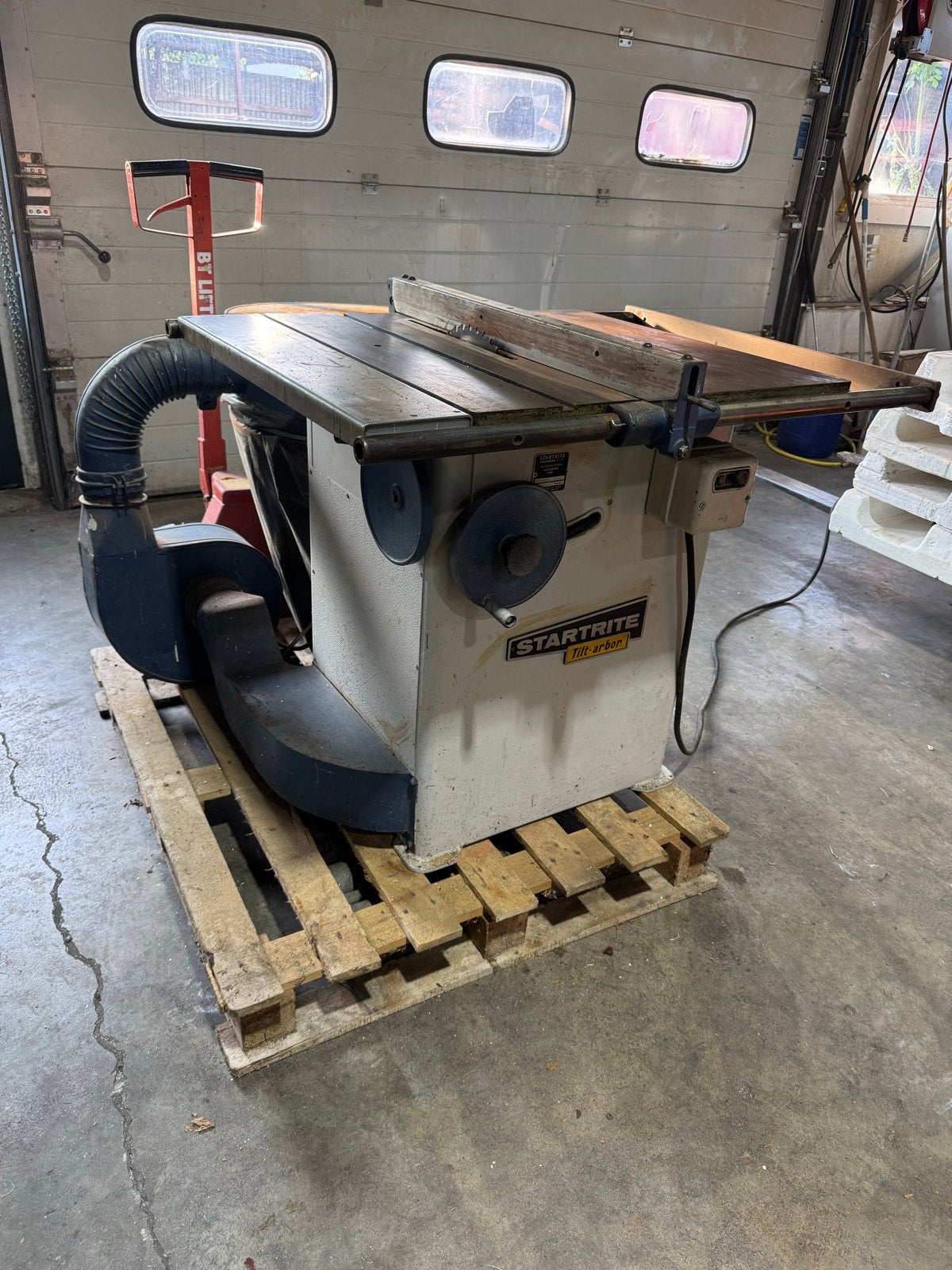 Startrite Tilt Arbor Industriële Tafelzaag (380V/400V), Doe-het-zelf en Verbouw, Gereedschap | Zaagmachines, Ophalen, Gebruikt