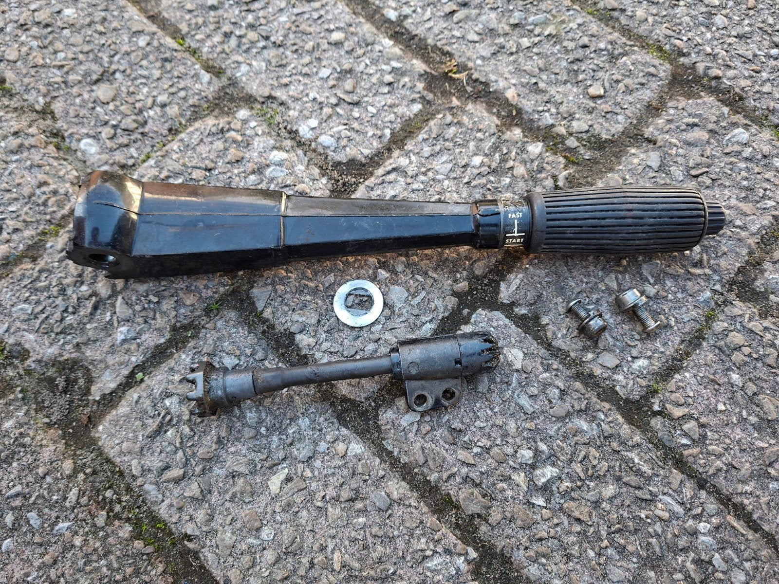 mercury gashendel voor 9,8pk en 7,5pk buitenboordmotor, Ophalen of Verzenden, Gebruikt, Motor en Techniek, Motorboot