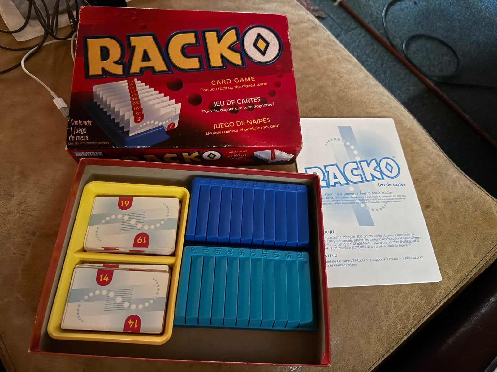 Racko Rack-o kaartspel igst Parker Brothers, Ophalen of Verzenden, Gebruikt