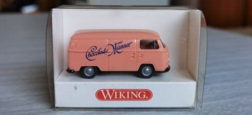 Wiking VW volkswagen T2 Kasten Chocolade Manner roze, Ophalen of Verzenden, Nieuw, Auto, Wiking