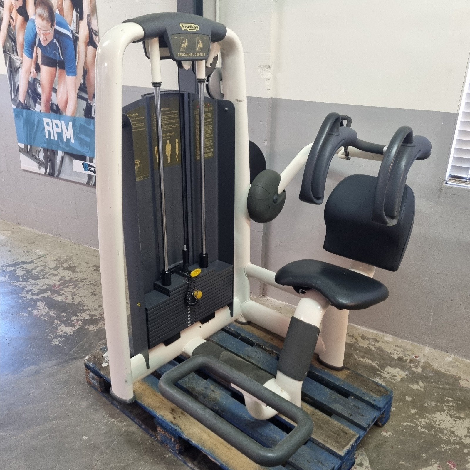 Technogym buikspier machine, Ophalen, Gebruikt, Benen, Overige typen