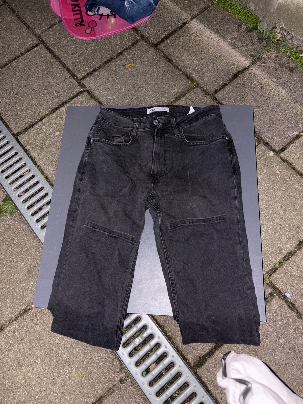 Heren spijkerbroek - Zwart en Blauw, Ophalen of Verzenden, Gedragen, Zwart, Overige jeansmaten