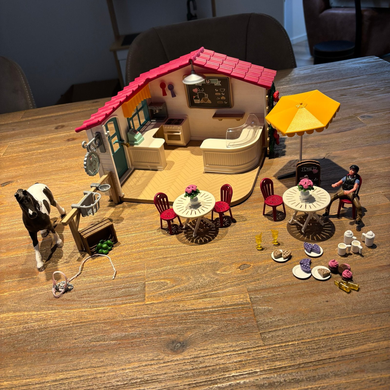Schleich Ruiter Café 42592, Ophalen of Verzenden, Gebruikt