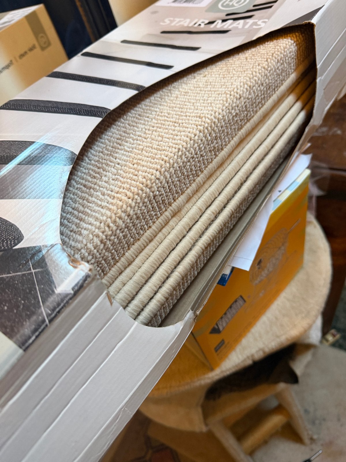 Nieuwe HQ Siena Trapmatten - Beige (16 stuks), Minder dan 50 cm, 50 tot 100 cm, Beige, Nieuw