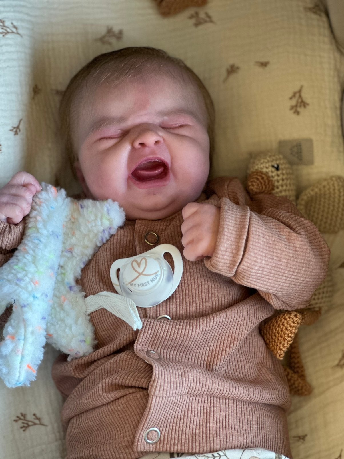 “Reborn Te koop maria first cry, Verzamelen, Poppen, Ophalen of Verzenden, Zo goed als nieuw, Pop