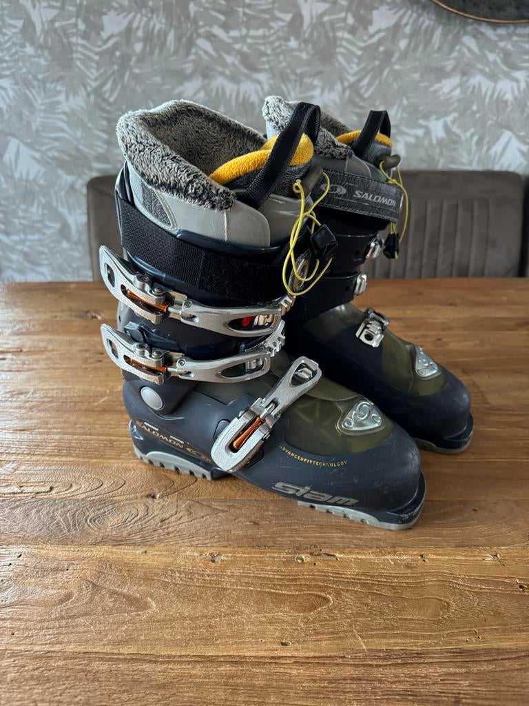 Salomon Siam skischoenen maat 39, Sport en Fitness, Skiën en Langlaufen, Ophalen, 160 tot 180 cm, Gebruikt, Schoenen
