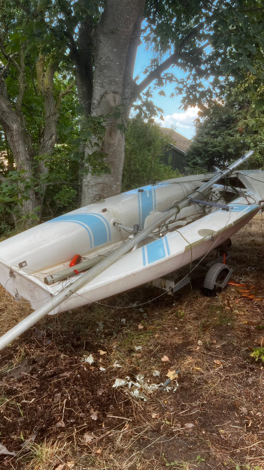 420 Zeilboot KD Medemblik + Trailer | Barn Find | opknapper, Watersport en Boten, Ophalen, Zo goed als nieuw, Minder dan 15 m²