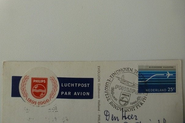 EINDHOVEN Philips Special Jubilee Flight 24  Sept 1966, Ophalen, 1960 tot 1980, Gelopen, Overige thema's