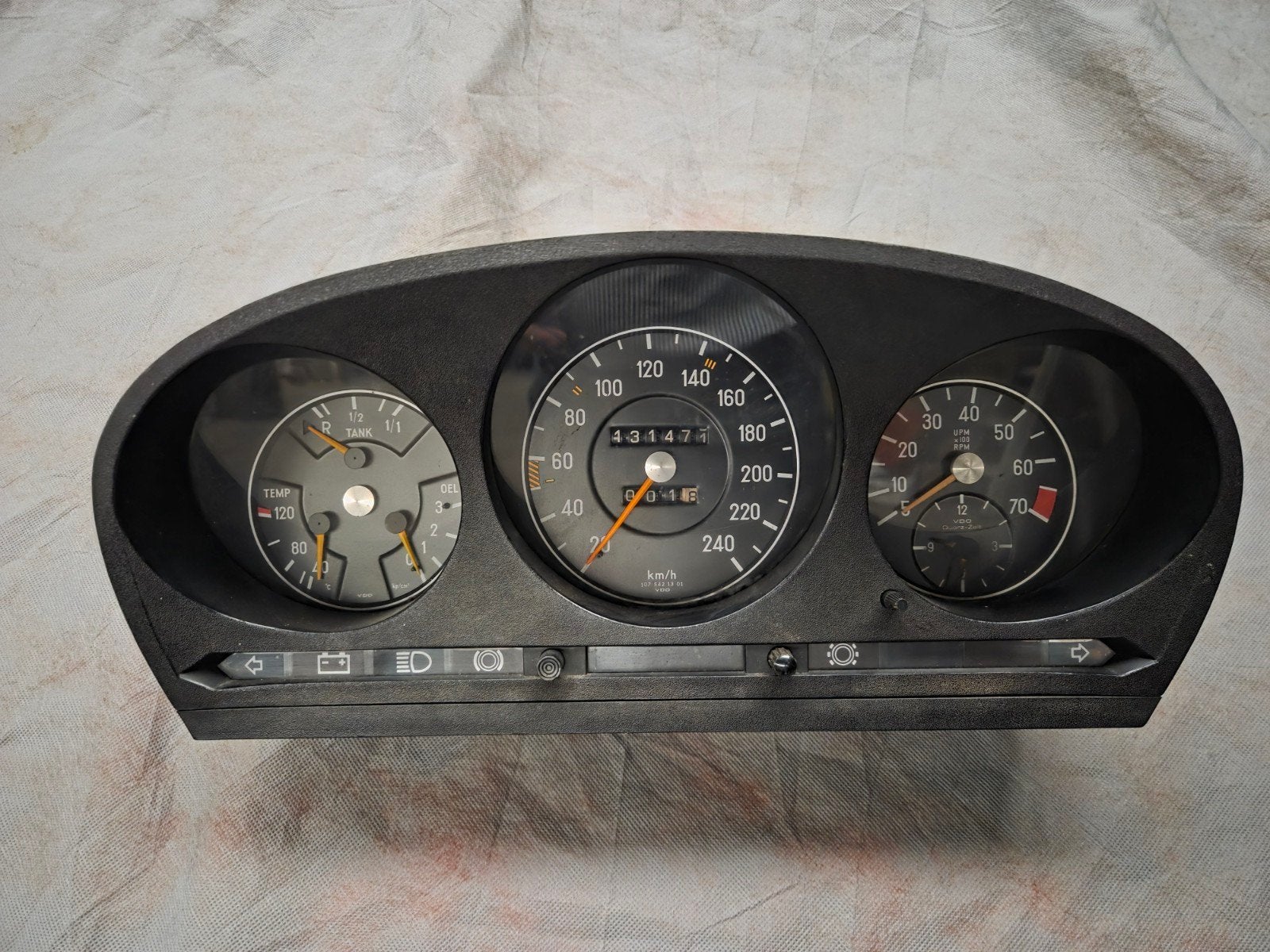 Mercedes km-teller w107 sl slc 280sl 280slc, Auto-onderdelen, Verzenden, Gebruikt, Mercedes-Benz