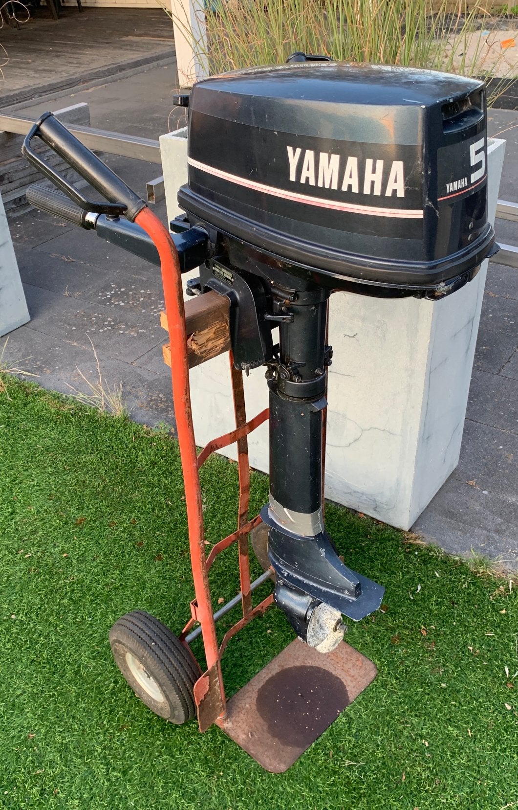 Buitenboordmotor Yamaha 5PK 2-takt, Watersport en Boten, Ophalen, Gebruikt, 5 tot 10 pk, Buitenboordmotor