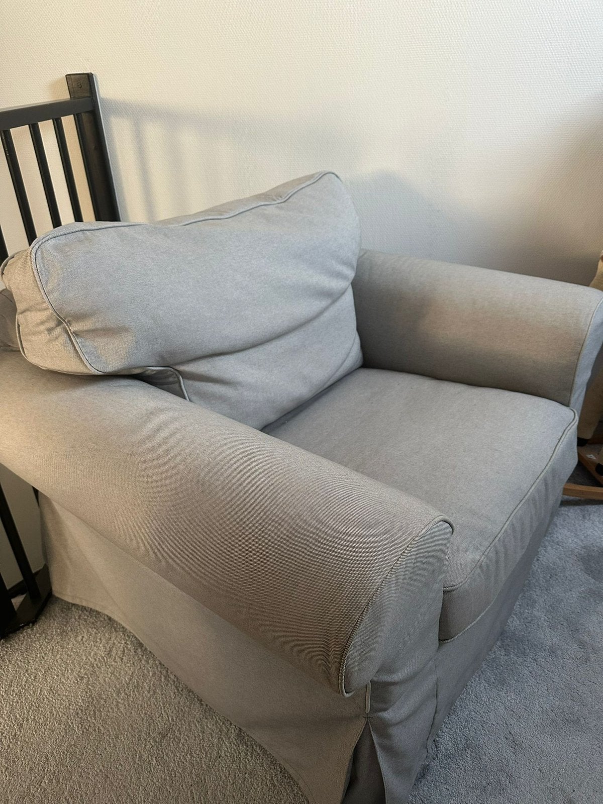 Ektorp fauteuil ikea, Ophalen, Eenpersoons, 75 tot 100 cm, Zo goed als nieuw