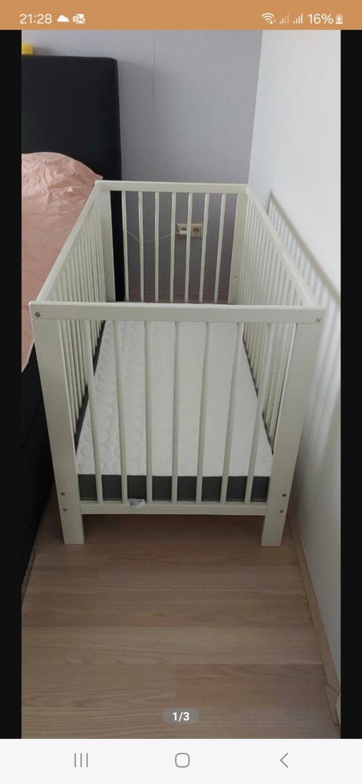 Baby ledikant, Ophalen, Gebruikt, Ledikant