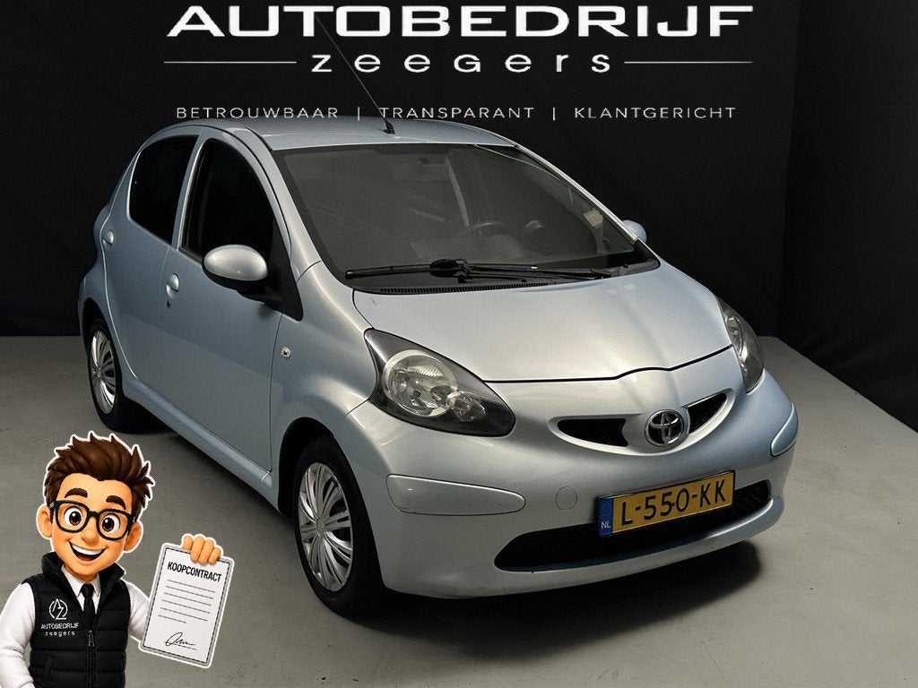 Toyota Aygo 1.0-12V Access *Multimedia*AC*Navi* (bj 2005), Voorwielaandrijving, Gebruikt, 68 pk, Bedrijf