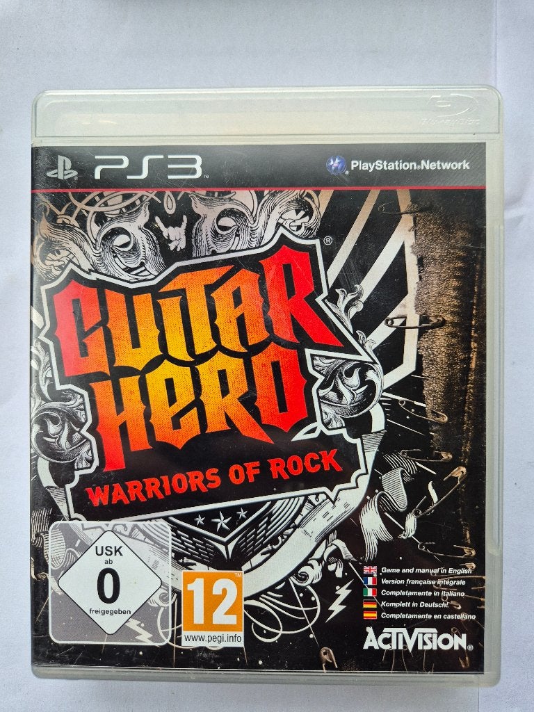 GUITAR HERO warriors of rock, Gebruikt, 1 speler, Racen en Vliegen, Ophalen of Verzenden