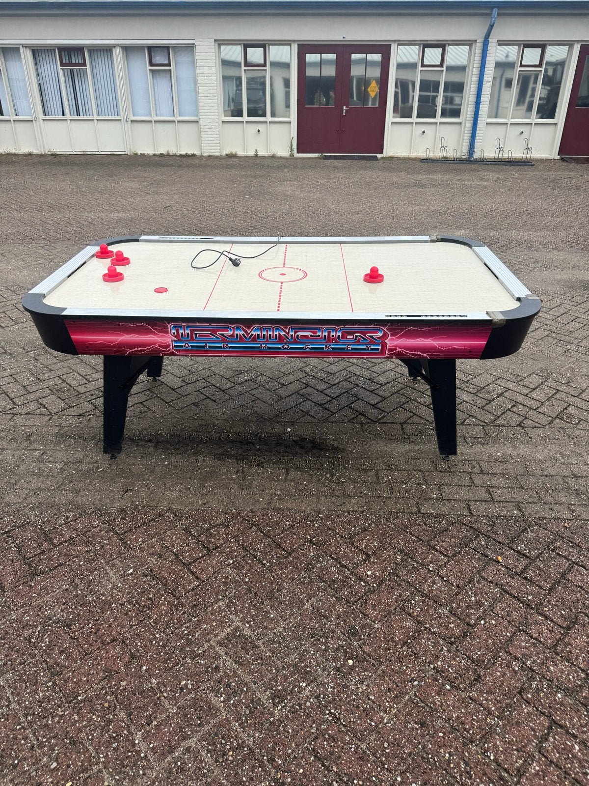 Oude Airhockeytafel 200x110cm - Reparatie nodig, Ophalen, Gebruikt
