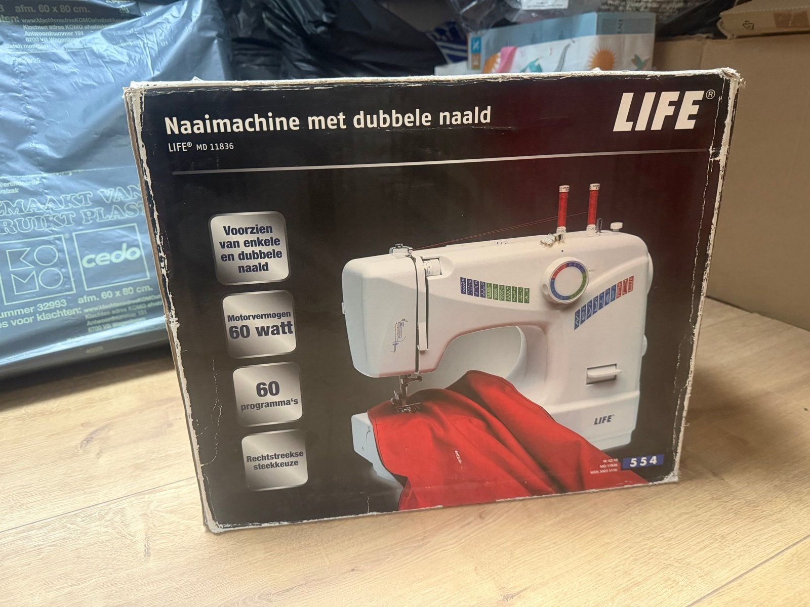 Life MD11836 Naaimachine, Hobby en Vrije tijd, Ophalen, Zo goed als nieuw, Naaimachine, Overige merken