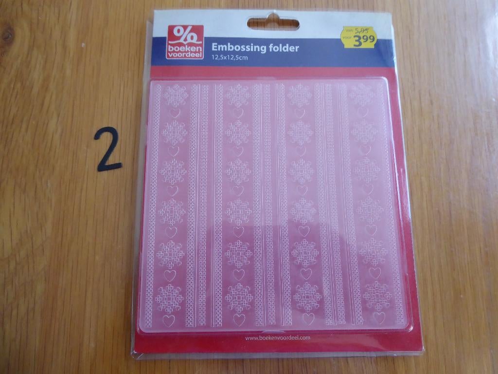 nr. 3002 - embossing mal, Ophalen of Verzenden, Zo goed als nieuw, Overige thema's, Pons of Mal