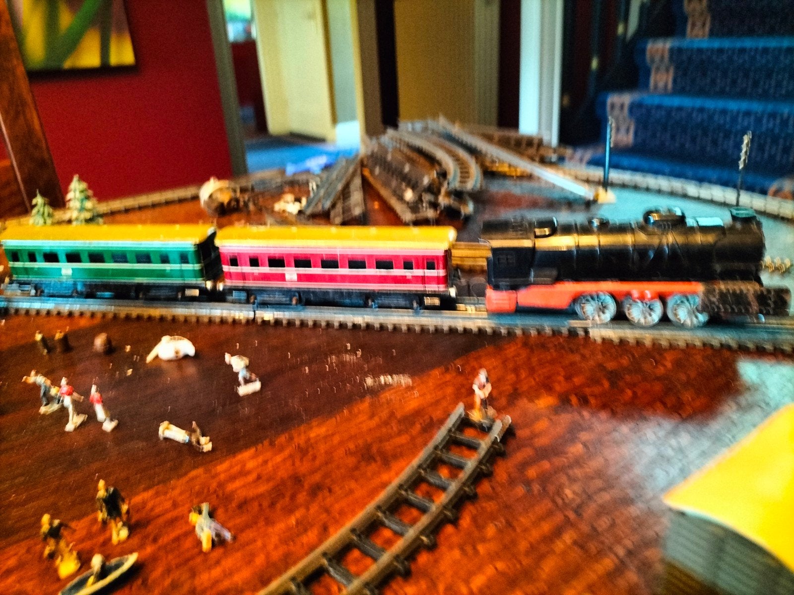 Tri-ang en onbekend merk treinset met rails en wagons, Ophalen, Gelijkstroom, Overige merken