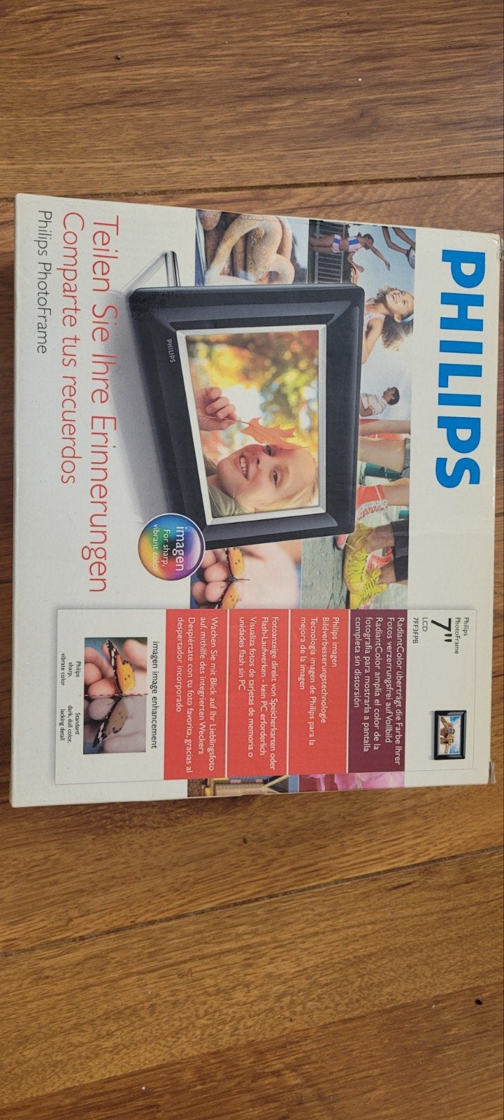 Philips Digitale Fotolijst 7 inch - Nieuw in doos, Audio, Tv en Foto, Nieuw, Ophalen of Verzenden, Philips, Diavoorstelling