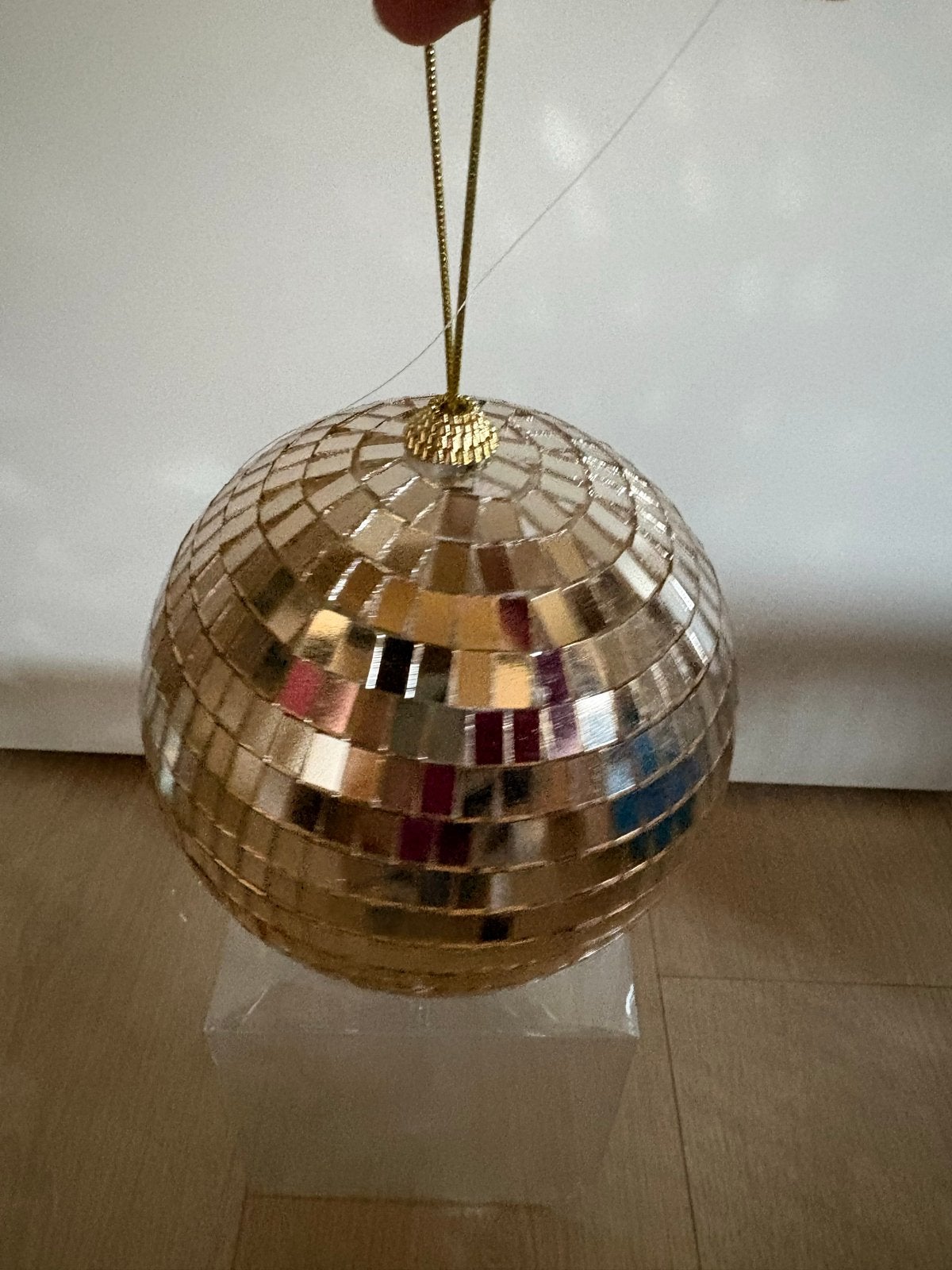 Champagne discobal 15cm, Ophalen of Verzenden, Nieuw, Versiering, Verjaardag