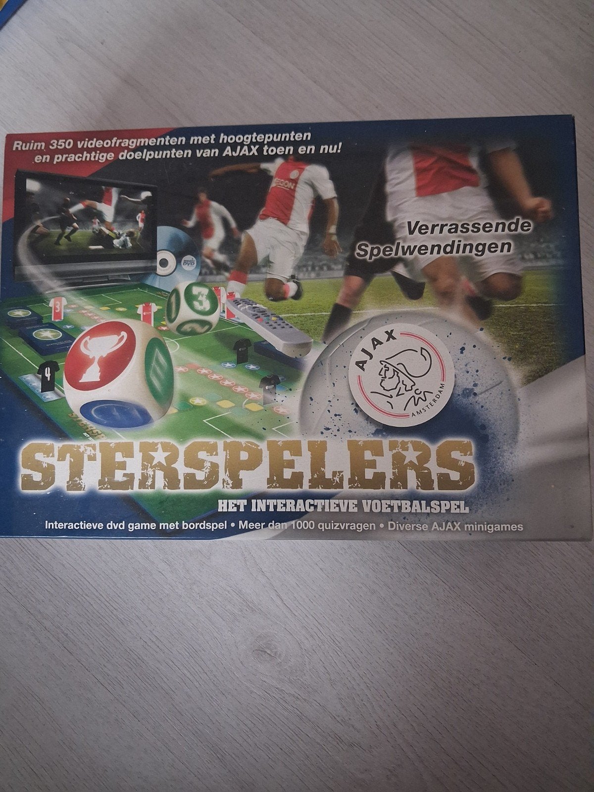 Ajax Sterspelers: Het Interactieve Voetbalspel, Een of twee spelers, Ophalen of Verzenden, Gebruikt, Ajax