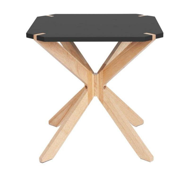 Leitmotiv Mister X bijzettafeltje - zwart, Ophalen, Nieuw, 50 tot 100 cm, Overige vormen