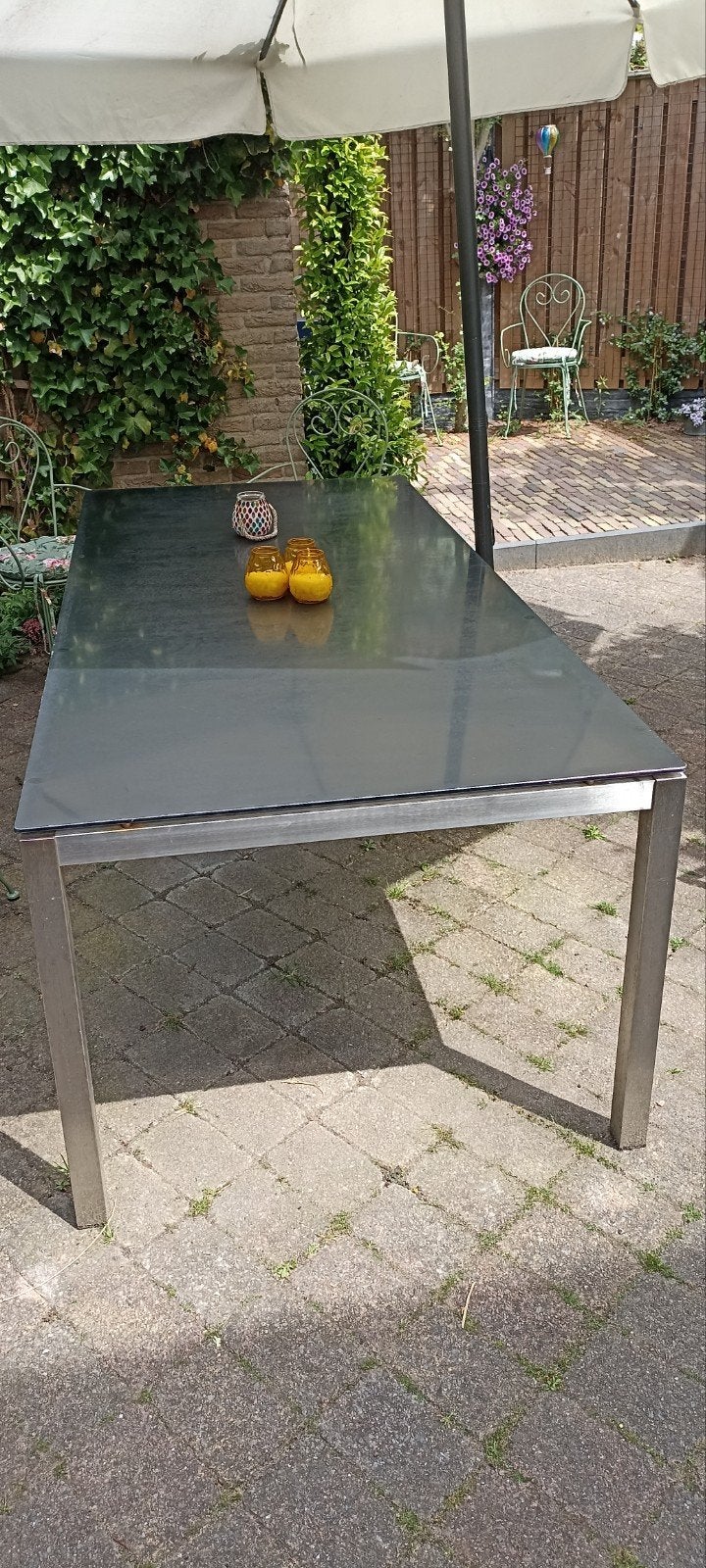 Tafel 220cm x 100cm (Bernstein Furnitures), Ophalen, Rechthoekig, Rvs