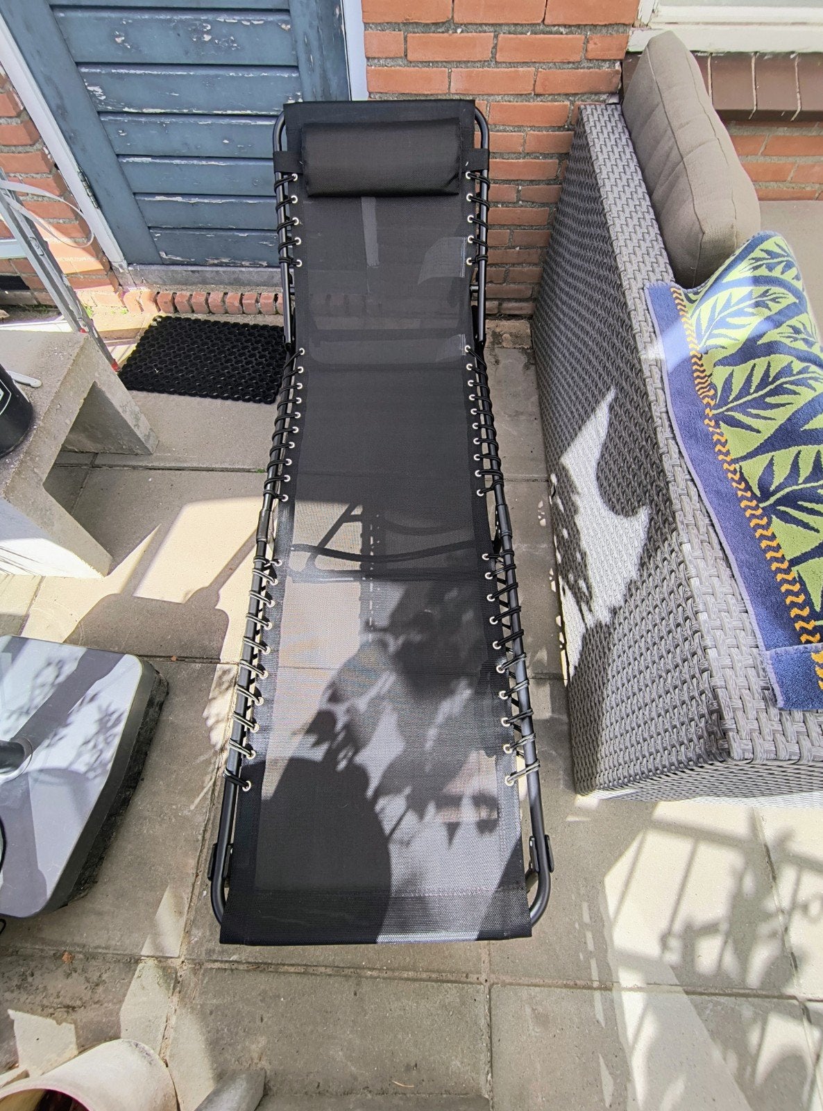 Opklapbaar ligbed - Nieuw en ongebruikt, Ophalen, Nieuw, Metaal, Inklapbaar