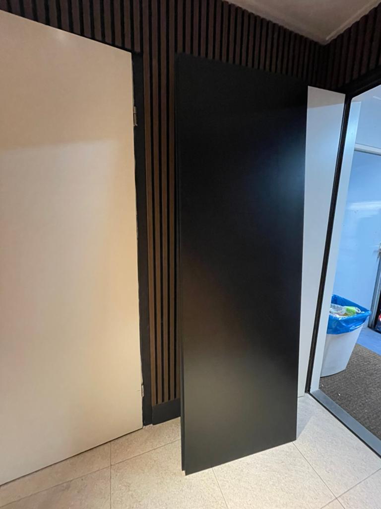 Binnendeur zwart 68-201,5cm opdek, Doe-het-zelf en Verbouw, Deuren en Horren, Ophalen, Binnendeur, 200 tot 215 cm