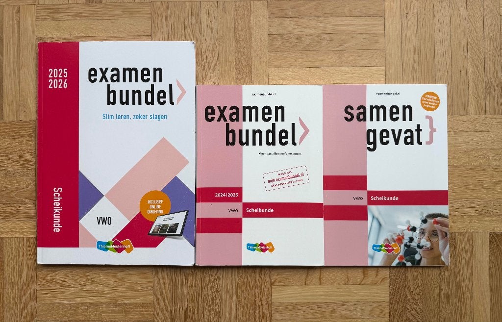 Examenbundel Scheikunde + samengevat laatste editie, VWO, Scheikunde, ThiemeMeulenhoff, Ophalen of Verzenden