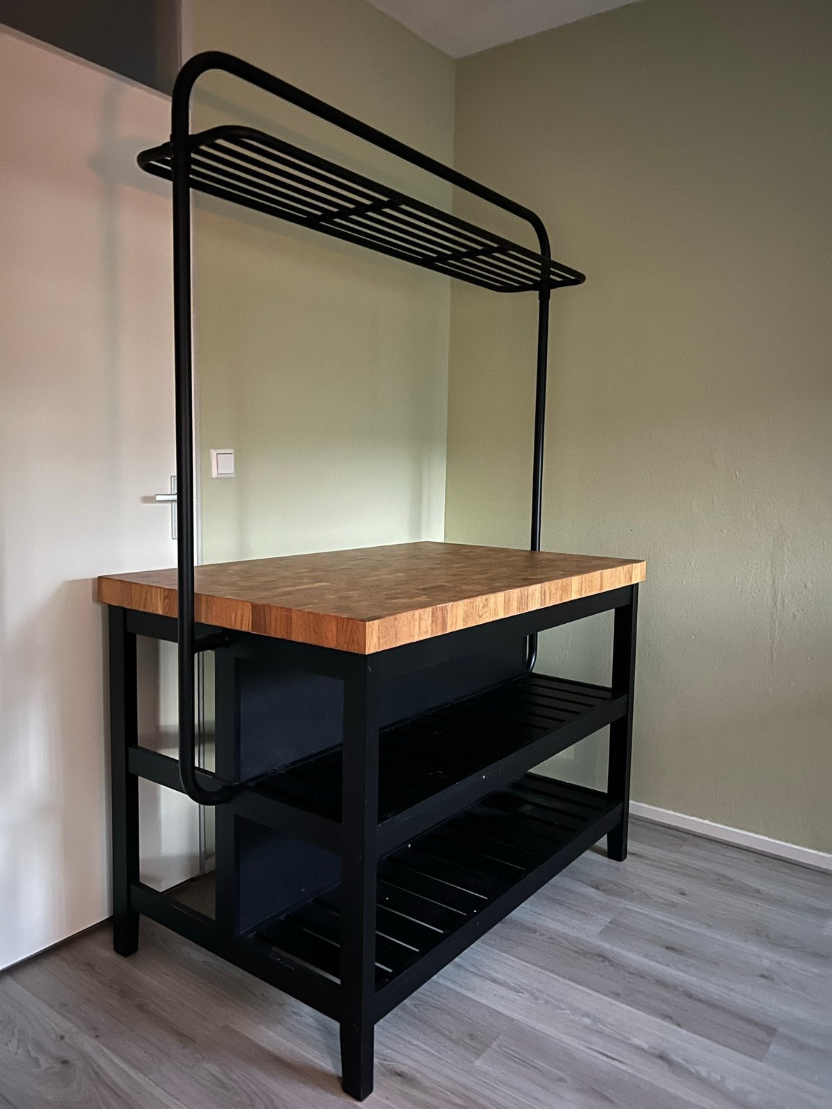 IKEA Vadholma Kitchen island + 2 bar chairs, Huis en Inrichting, Ophalen, Gebruikt