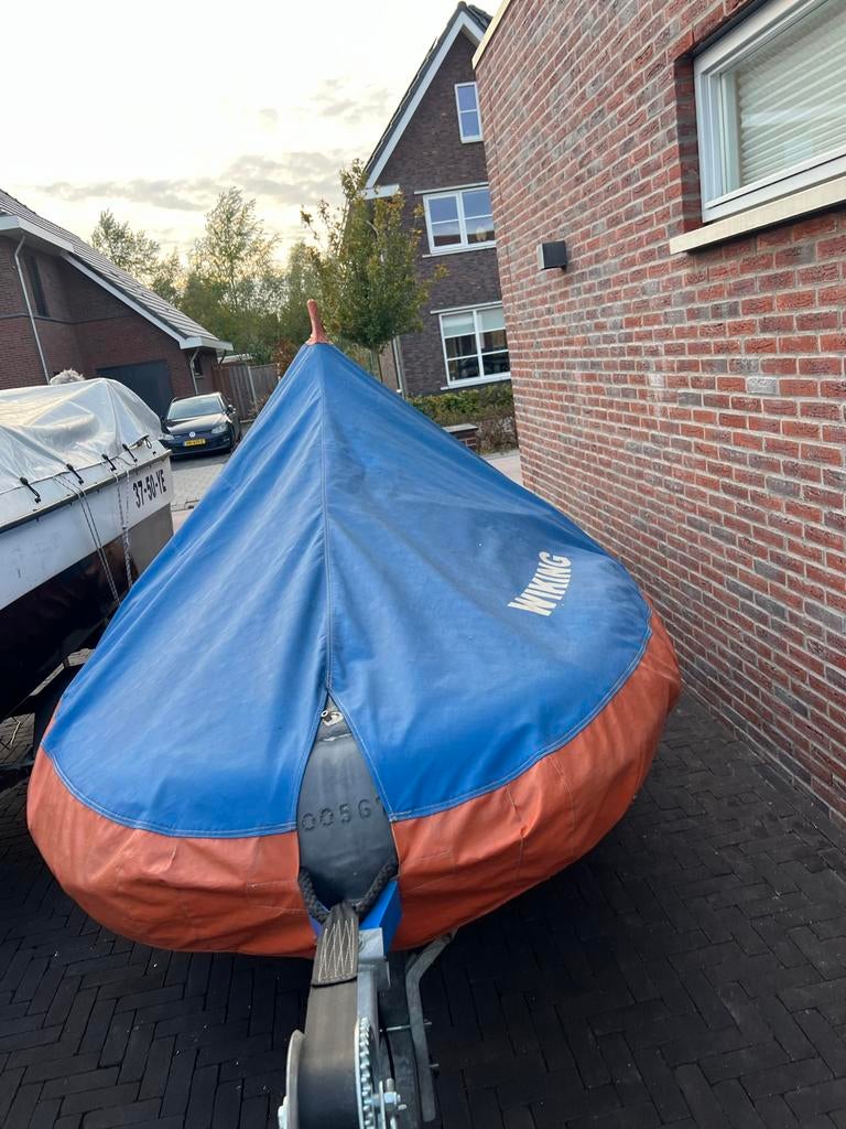 Viking Rubberboot met Trailer en Peddels, Ophalen, Gebruikt
