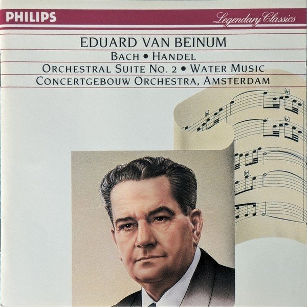 Eduard van Beinum  Orchestral Suite No. 2 - Water Music CD, Gebruikt, Ophalen of Verzenden, Orkest of Ballet, Barok